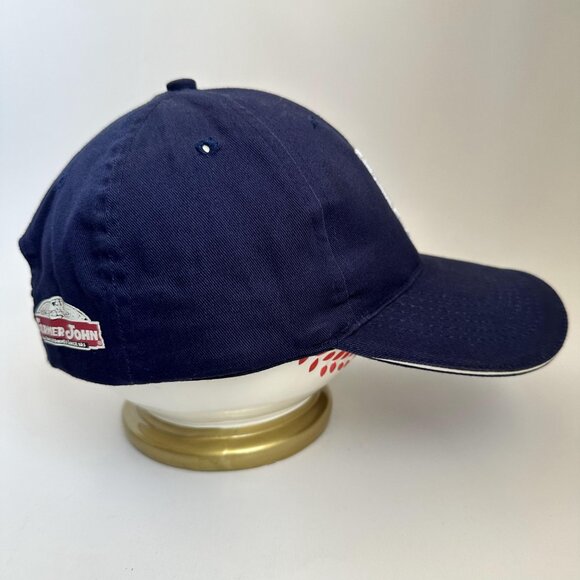 VTG Los Angeles Dodgers Baseball Cap Snapback Hat Farmer John Logos Unltd Flag - Picture 3 of 9